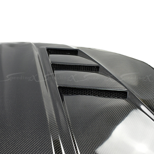 CUSTOMIZE TS STYLE CARBON FIBER <strong>ENGINE</strong> HOOD BONNET for 2011-2013 HYUNDAI GENESIS COUPE - Product Image 5