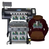 Imprimante DTF A1 60cm Double Têtes pour Film PET, Machine d'Impression par Transfert Thermique Chauffant pour T-shirts et Tous Tissus