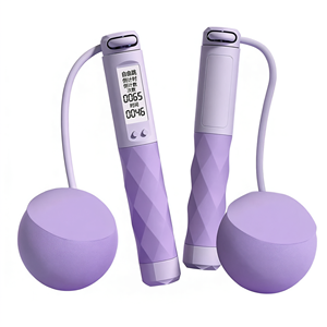 Corde à sauter numérique sans fil avec compteur - Corde à sauter en PVC pour la remise en forme à domicile - Product Image 1