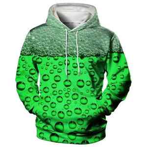 Sweat à capuche Flexora Sports Goods, coupe classique, 100 % polyester, imprimé en relief, sweat à capuche pour homme avec poche, design automne - Product Image 5