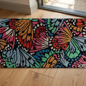 Utterfly rrints n ooormat para Ouse ving iving OME oom OME oormats For nntrance stustom rinrinted OFT - Product Image 2