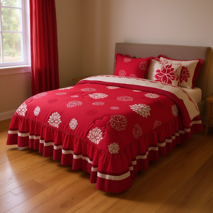 Juego de Edredón Doble Catalina con Diseño Floral, Estilo Princesa, para Todas las Temporadas - Product Image 2