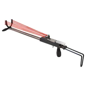 Black long rod slingshots outdoor hunting shooting slingshot professional sling shot accessories