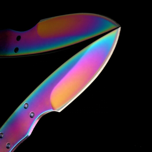 D2 M390 VG10 <span class=keywords><strong>coltello</strong></span> tascabile personalizzato in acciaio lama pieghevole pieno di codolo <span class=keywords><strong>coltello</strong></span> <span class=keywords><strong>cacciatore</strong></span> <span class=keywords><strong>coltello</strong></span> con rivestimento in titanio - Product Image 3