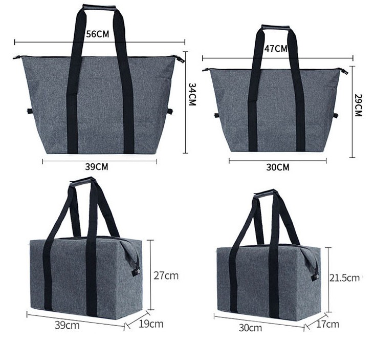 Custom insulated lunch tote bags