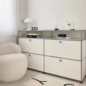 Buffet moderne en acier inoxydable, style INS, <span class=keywords><strong>meuble</strong></span> TV simple pour <span class=keywords><strong>salle</strong></span> <span class=keywords><strong>à</strong></span> <span class=keywords><strong>manger</strong></span> ou salon - Product Image 1