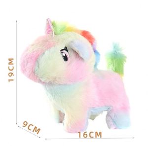 Nouvelle Peluche Électrique Licorne Ange avec Rembourrage en Coton PP, Fonction de Marche Simulée pour Animal de Compagnie Électronique pour Enfants - Product Image 5