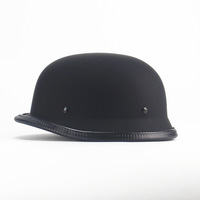 Casque de protection pour moto avec doublure en couche tampon EPS, unisexe, style allemand, casque vintage classique