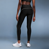 GH Wholesale Leggings de sport pour femmes, grande taille, très extensibles, anti-transpiration, respirants, avec taille à cordon de serrage, effet amincissant, pour le yoga