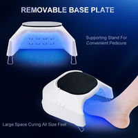 Lampe UV LED Sans Fil Rechargeable pour Ongles 2023, Sèche-Ongles Gel avec Logo Lumineux, Fournitures pour Prothésistes Ongulaires