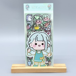 Kawaii Stationery Stickers Book for Kids Early Education Cute Cartoon Reusable Children's Stickers Perfect <strong>Gift</strong> Packaging <strong>Labels</strong> - Product Image 4
