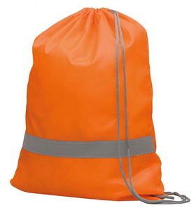 Mochila con Cordón Ajustable y Banda Reflectante, Bolsa Simple con Cordón de Cierre - Product Image 1