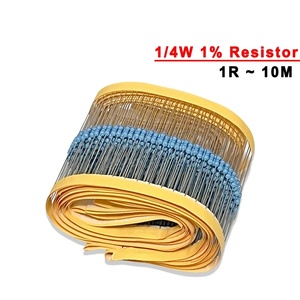 100 pcs/Lot 1/4W Résistance à Film Métallique 1% Ohm Résistance 1R ~ 22M 100R 220R 1K 1.5K 2.2K 4.7K 10K 22K 47K 100K 100 220 1K5 2K2 <span class=keywords><strong>4K7</strong></span> - Product Image 4