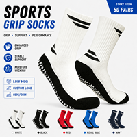 Chaussettes de football personnalisées pour jeunes, antidérapantes, respirantes, avec logo personnalisé et faible MOQ, OEM ODM