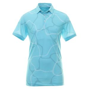 Logo personnalisé OEM polo de golf rapide de haute qualité luxe 80% polyester 20% spandex athlétique pour hommes - Product Image 3