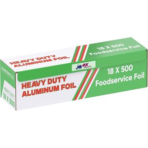 ฟอยล์อลูมิเนียมหนาพิเศษสำหรับงานหนัก 18 x 500 ฟอยล์สำหรับธุรกิจอาหาร - Product Image 2