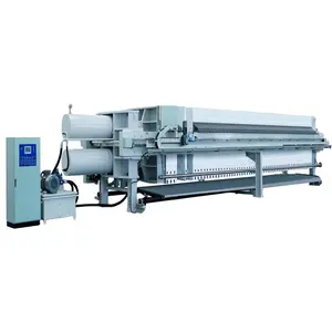 Automatic plate and frame chamber membrane filter press equipment for sugar refinery raw sugar