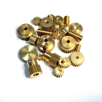 Engrenages droits en laiton usinés CNC, petit module, non standard, pour automatisation médicale, OEM/ODM, tolérance 0,01-0,05 mm, autolubrifiants, faible bruit