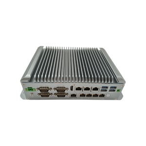 PC industriel EVUC Core I5 8e/10e génération, 8 ports LAN, 4 ports <span class=keywords><strong>COM</strong></span> RS485, large plage de température, alimentation 9-36V, routeur logiciel, appareil de sécurité réseau - Product Image 1