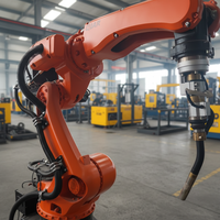 Bras robotisé articulé 6 axes de haute qualité, charge utile de 6 kg, portée de 2014 mm, robot de soudage laser Cobot avec boîte de vitesses