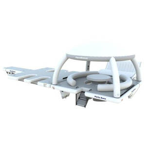 Plateforme flottante gonflable en PVC pour fête sur yacht, auvent, abri solaire, canapé-lit, <span class=keywords><strong>radeau</strong></span>, île, capacité 12 personnes - Product Image 5