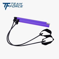 Équipement de gymnastique à domicile Portable Yoga et exercice Gym Stick Suspension Trainer Bandes Bande de résistance Pilates Bar Made Durable Rubber