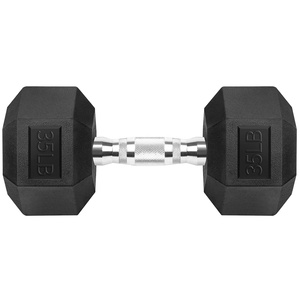 Toptan dambıl spor eğitim ekipmanları dambıl spor seti satılık siyah altıgen dambıl - Product Image 4