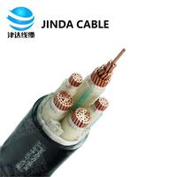 Cable de alimentación de aluminio/cobre revestido de PVC aislado XLPE de voltaje medio y bajo Yjv22/Yjv32/Yjv