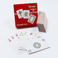 Cartes de jeu de Mahjong en papier personnalisées Impression de cartes de jeu à boire vierges Impression de tuiles de mahjong