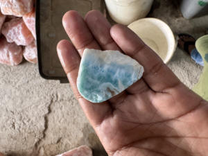 Larimar Slice หยาบเกรดธรรมชาติ - Product Image 2