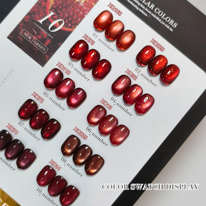 AILANUO ชุดยาทาเล็บเจลแม่เหล็ก 9D คริสตัลแคทอาย 10 สี ขนาด 15 มล. - Product Image 3