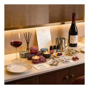 Coffret Cadeau de Bougies d'Aromathérapie Premium avec Pot en Cire de Soja Naturelle pour Promotion en Boutique, Collection de Faveurs de Mariage - Product Image 6