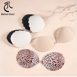 Soutien-gorge invisible rembourré épaissi en Spandex/Nylon respirant pour femme, idéal pour petite poitrine, mariage ou événements spéciaux - Product Image 1