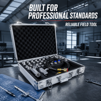 Kit de connecteurs d'étalonnage haute pression TC7000A en acier inoxydable, adaptateur de filetage universel pour manomètre pour essais hydrauliques