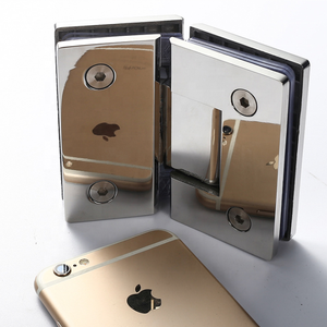 Nhà sản xuất vòi hoa sen cửa thép không gỉ Kính kẹp cửa kính 135 độ bản lề - Product Image 5