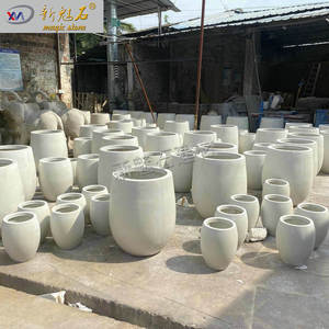 Macetas de Cemento Nuevas Magic Stone Grc, Blancas, 550X680, 400XH500, 280XH355, Macetas de Cemento para Interior y Exterior - Product Image 2