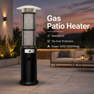 <span class=keywords><strong>Calentador</strong></span> <span class=keywords><strong>de</strong></span> Patio <span class=keywords><strong>de</strong></span> Gas para Exteriores <span class=keywords><strong>de</strong></span> Acero, para Propano y <span class=keywords><strong>Butano</strong></span>, 5000-12500W, Impermeable, con Protección Antivuelco - Product Image 3