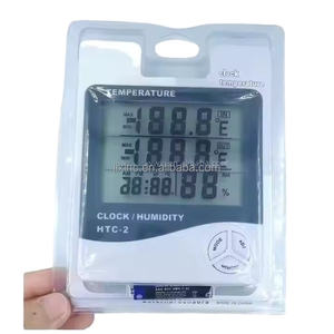 LXC เครื่องวัดความชื้นในอาคารแบบดิจิตอล Htc-1หน้าจอแสดงผลแบบดิจิตอลแสดงความชื้นและอุณหภูมิ Htc-2 - Product Image 5