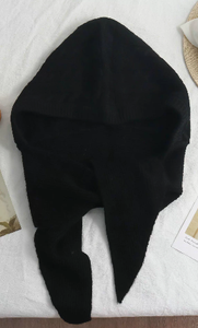 Balaclava pour femme, ambiance hivernale, polyvalente, chaude, anti-froid, bonnet et écharpe intégrés, tricoté - Product Image 2
