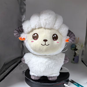 Shengye ASTM CPC <span class=keywords><strong>BECI</strong></span> Plush Factory, Fabrication sur mesure de jouets en peluche agneau/chèvre blanc, Créez votre propre design, Service ODM disponible - Product Image 1