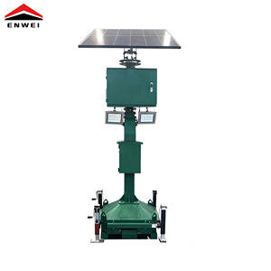 Torre de Iluminación Solar Todo en Uno <span class=keywords><strong>con</strong></span> Mástil Telescópico Manual de 4 Metros para Exteriores, Batería de Litio, 19500 Lúmenes, Solución de Iluminación Potente - Product Image 4