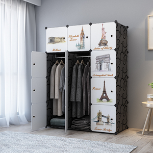 Solution de rangement flexible, écologique, modulaire, pliable, armoire en plastique moderne pour la chambre à coucher, meubles et organisation de la maison - Product Image 5