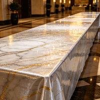 Housse de table anti-taches et imperméable avec motifs imprimés pour tables à manger