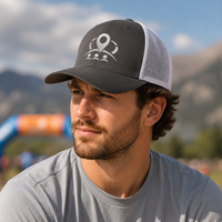 Gorra Snapback de Malla con Parte Trasera de Malla y Parte Delantera de Algodón, Transpirable, con Costuras Reforzadas, para Exteriores, con Bajo MOQ y Muestreo Rápido para Compradores de Merchandising de Eventos, con Parche Personalizado