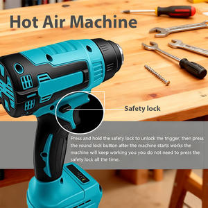 Chauffage <span class=keywords><strong>sans</strong></span> <span class=keywords><strong>fil</strong></span> haute puissance pour <span class=keywords><strong>pistolet</strong></span> à <span class=keywords><strong>air</strong></span> <span class=keywords><strong>chaud</strong></span> <span class=keywords><strong>sans</strong></span> <span class=keywords><strong>fil</strong></span> rechargeable - Product Image 4