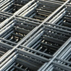 100x100mm Thread Steel Wire Mesh Panel Concrete Reinforcing Welded Mesh Sheet for Construction