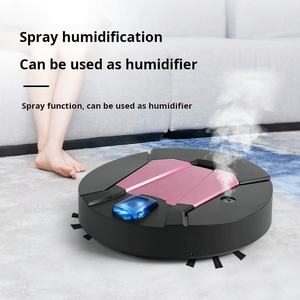 Aspirateur robotique humidificateur compact rechargeable, machine de nettoyage automatique par pulvérisation pour usage domestique - Product Image 4