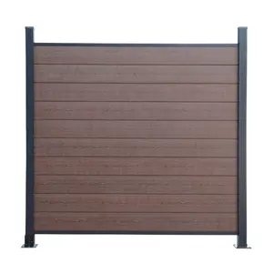 High-Temperature Corrosion-Resistant Wood Plastic Composite Enclosure Panel Industrial Agricultural Security Fence Farm Fencing