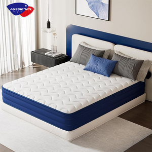 Fabricante mayorista de colchones de alta calidad tamaño king size, colchón de resortes ensacados de felpa comprimida tamaño completo para dormitorio - Product Image 1
