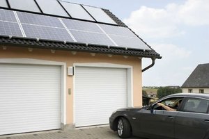 Panneau isolé sandwich en mousse PU Porte de <span class=keywords><strong>garage</strong></span> sectionnelle coulissante motorisée - Product Image 5